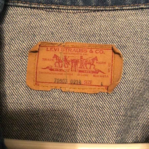 Levi’s large men’s denim jacket - Picture 2 of 4